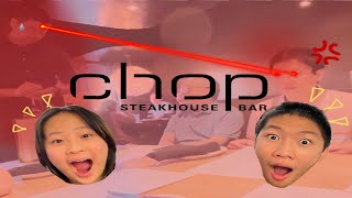 ANGRY Chinese Dad Scolds Server at CHOP Steakhouse… [upl. by Anahsak]