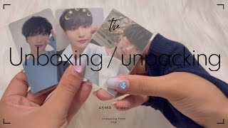 • 𓈒 ⠀̇♡ ASMR  Unboxing  Unpacking  Seonghwa Photocards ✨🤍• 𓈒 ⠀̇♡ [upl. by Elsilrac186]