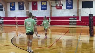 Fall River’s Ella Steers serving [upl. by Raffaj]