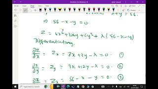 Mathematical economics    Constrained optimization with Lagrange multipliers  21 optimization [upl. by Anatnas819]