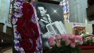 Dernier hommage à laccordéoniste André Verchuren à Chantilly [upl. by Assyla]