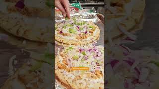 Buffalo Chicken Pizza in Minutes theemptypantry shorts pizza [upl. by Nhepets]