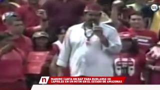 NICOLAS MADURO CANTA UN RAP PARA BURLARSE DE CAPRILES  0742013 [upl. by Yahsat]