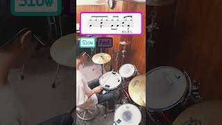 Hi Hat Trick  Linear drumsandlessons drumming drums [upl. by Casady]