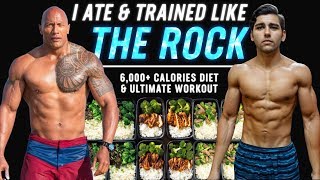 I Tried Dwayne quotTHE ROCKquot Johnsons DIET And Workout [upl. by Bil]