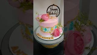 Cakes designs theme chocolate flavor fancy trending amazing recipes ytshorts birthdaycake [upl. by Letnuhs]