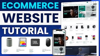 How To Create An eCommerce Website With WordPress  WooCommerce Online Store Tutorial 2024 Free [upl. by Terencio]