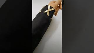 Sewing tips and tricks🤔🤔 easy tripfor sleeves design viralshortshort video [upl. by Yntirb]