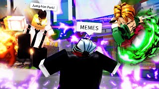 ROBLOX Heroes Battlegrounds Funny Moments Part 6 MEMES 🦸‍♂️ [upl. by Nicki]