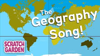 The Geography Song  Globe vs Map Song  Scratch Garden [upl. by Alber]