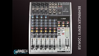 BEHRINGER XENYX 1204USB  první pohled [upl. by Soloma670]