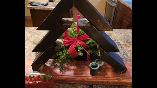 How to make 2X4 Christmas tree [upl. by Groveman195]