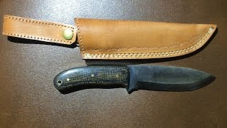 Scandi Grind bushcraft knife from Timur Knives and a special thank you to a few people [upl. by Skinner256]