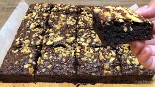 FUDGY amp SOFT CHEWY BROWNIES  Best amp Yummy Brownie Recipe [upl. by Seely364]