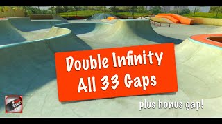 Double Infinity  All 33 Gaps  True Skate [upl. by Gabey]