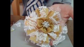 How to make Easy Shabby Chic Flowers [upl. by Freddie]