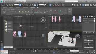 3Ds Max Tutorial People Animation With Populate Tools [upl. by Pierre]