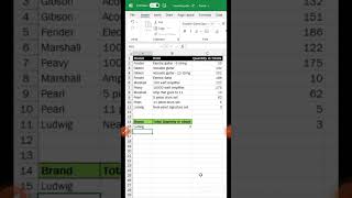 SUMIF in Excel Trick  How to find total quantity in excel sheet excel viralvideo shorts [upl. by Maribelle132]