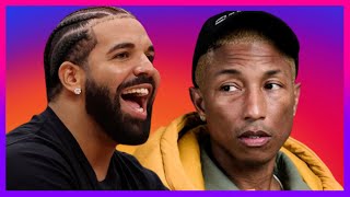 PHARRELL WILLIAMS HAS THE PERFECT RESPONSE FOR DRAKES quotMELTDOWNquot DISS [upl. by Wilinski]