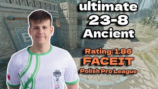 ultimate 218 Ancient FACEIT Polish Pro League July 01 2024 [upl. by Kries]