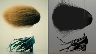 Cinema 4d Hair Simulation  Octane Render  FREE PROJECT [upl. by Nyrahtak]