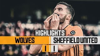 Doherty earns Wolves a point Wolves 11 Sheffield United  Highlights [upl. by Padget]