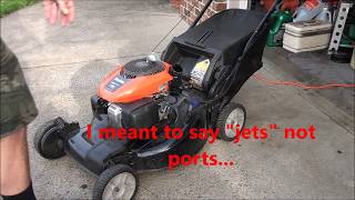 Newer Poulan Lawnmower Wont START after STORAGE KOHLER XT675 engine Common Easy fix [upl. by Ranchod]