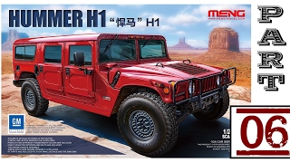 HUMMER H1 Scale model MENG 124 PART6 [upl. by Cirdek]