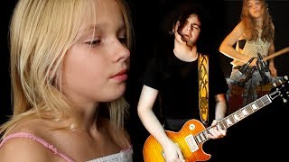 Led Zeppelin  Stairway To Heaven cover by Jadyn Rylee Sina and Andre Cerbu [upl. by Ellynad]