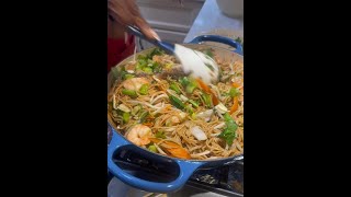 Ep 3 Shrimp Chow Mein with a refreshing Mushroom and Vegetable soup [upl. by Steep]