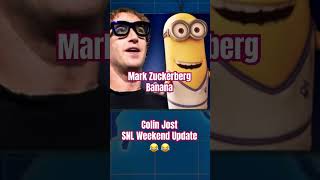 Mark Zuckerberg Orion SNL Weekend update shorts snl weekendupdate zuckerberg colinjost [upl. by Idnyl]