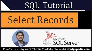 How to select records using SELECT statement  SQL Tutorial for Beginners  2021 [upl. by Derron]