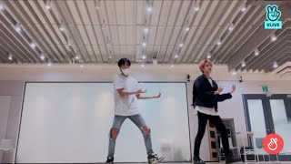 Jeno Jisung dance Baby Dont Stop NCT U [upl. by Ambie633]