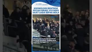 Detik detik Bentrok Suporter Israel vs Paris saat Laga Sepak Bola Lagu Kebangsaan Israel Dicemooh [upl. by Sibell]