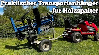 Praktischer Transportanhänger für Holzspalter Eigenbau [upl. by Deutsch60]