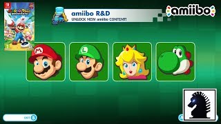 NS Amiibo  Mario  Rabbids Kingdom Battle  Exclusive Weapon Unlocks [upl. by Ahseekan11]