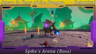 Spyro 3 Year of the Dragon  Spikes Arena Boss [upl. by Attirb378]