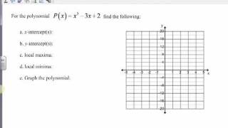 Precalculus  Ch 3 Review Polynomials Part 1 [upl. by Ariada332]