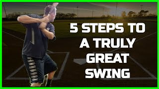 5 Steps for a Perfect Baseball Swing [upl. by Ahsienad]