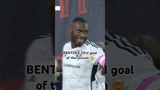 Christian Benteke extends his Golden Boot lead with another dcunited goal 👏 [upl. by Kifar]