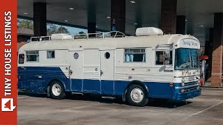 Public Service Bus Converted Into Epic Traveling Tiny House [upl. by Sucirdor]