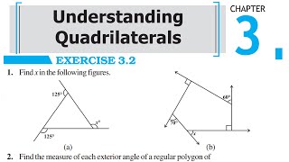 Chapter 3 Understanding Quadrilateral  Full Exercise 32 amp Basic  Class 8 Maths RBSE CBSE NCERT [upl. by Sarine856]