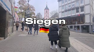 Siegen Germany 🇩🇪 Walking Tour November 2024 [upl. by Bassett]