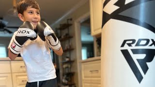 RDX Kids Freestanding Punching Bag with Gloves amp Cover  4FT Junior Pedestal Punch Bag Full Review [upl. by Dugas907]