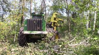 2009 John Deere 843J Feller Buncher [upl. by Herzig]