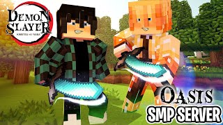 Playing the PUBLIC Demon Slayer SMP Server AFTER the Update OPEN [upl. by Mercorr]