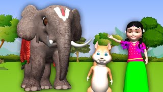 Hathi Raja Hathi Raja Kahan Chale  हाथी राजा कहाँ चले  Hindi Rhymes for Children  Baby Songs [upl. by Abbottson]