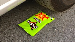 EXPERIMENT Car vs Doritos  Crushing Crunchy amp Soft Things by Car [upl. by Niehaus]