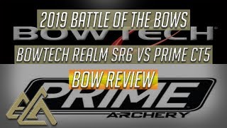 Bowtech Realm SR6 vs Prime CT5 2019 Bow Battle [upl. by Pass]