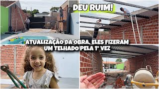 Ep08 DEU ERRADO  AGORA TEMOS GARAGEM  O TELHADO FICOU PRONTO [upl. by Aruat645]